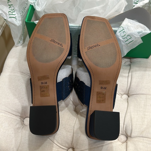 🔷 J RENEE HEELED SLIDES 
     NWT 🔷 - Picture 4 of 6